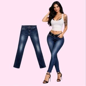 R13 Kate Skinny Jeans Orion Black 26x27 Made in Italy Distressed EUC